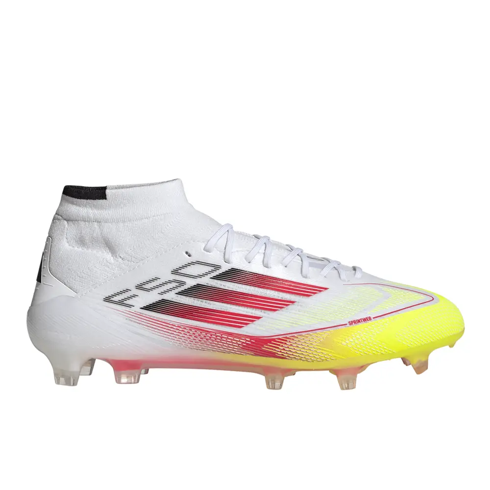 adidas Womens F50 Elite Mid Firm Ground Soccer Cleats  - White