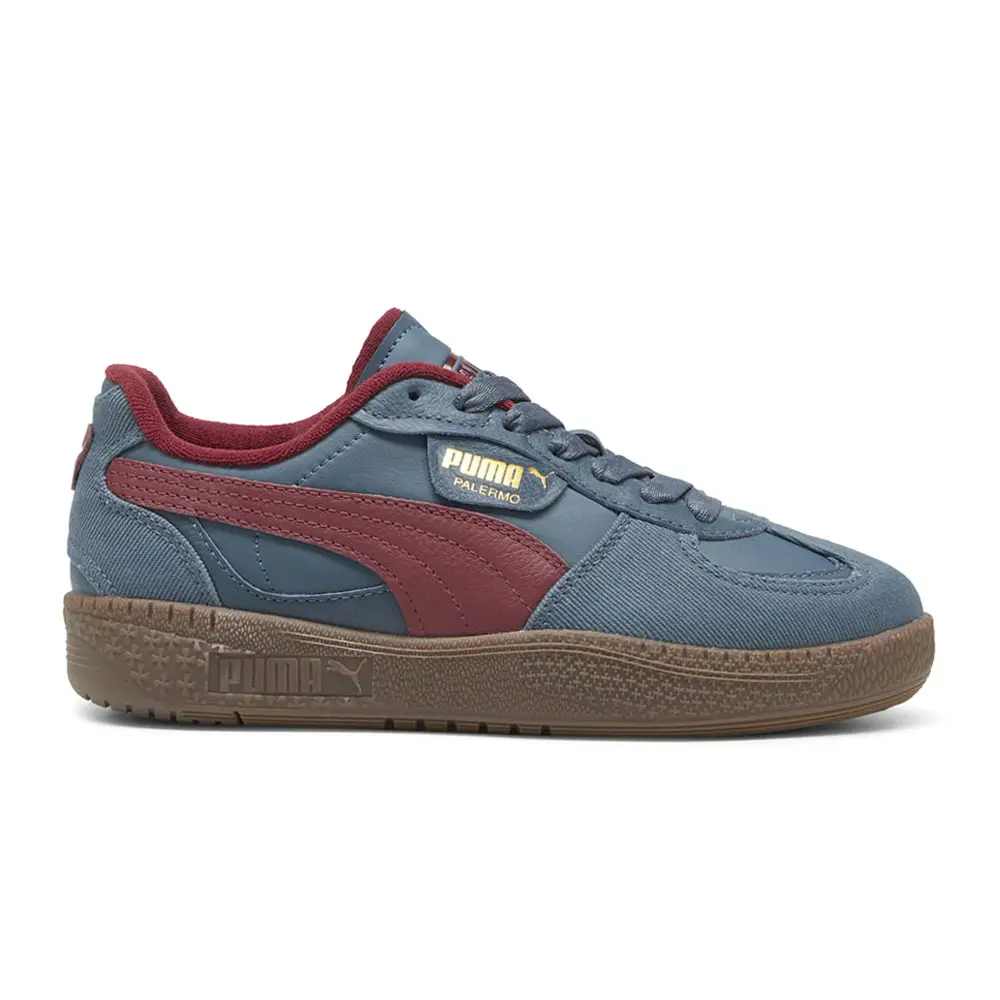 PUMA Womens Palermo Moda Corduroy Lace Up Sneakers Shoes Casual - Grey
