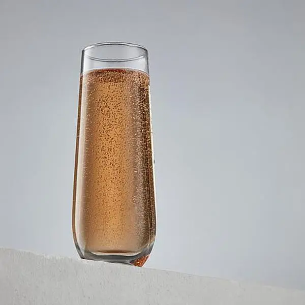 Joyjolt Milo 9.4 oz. 8pc. Crystal Stemless Champagne Flute Glasses