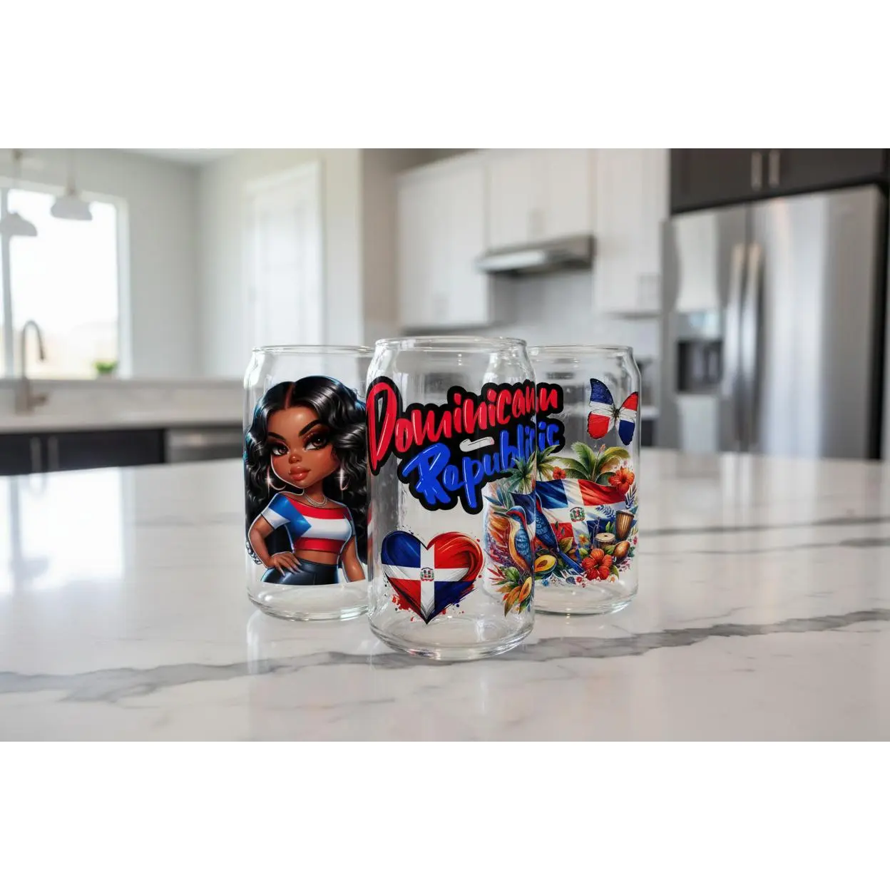 Dominican Republic Cutie - UVDTF Wrap for cups/hard surfaces sticker