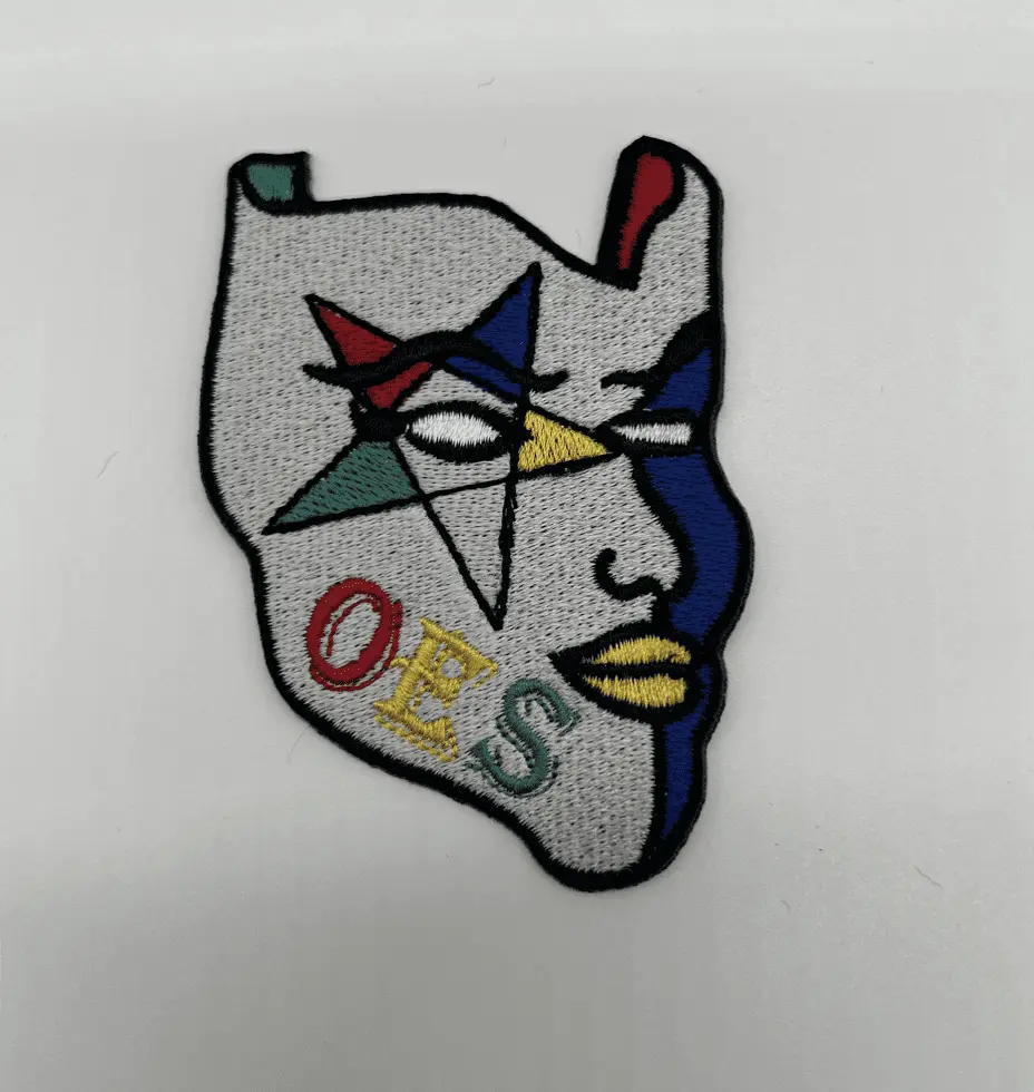OES Mask Prideful Patchez Iron/Sew On Patch for Clothing - DIY