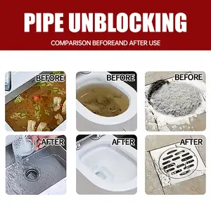 Household Drain Cleaner Powder for Sink, Shower & Tub | Home Drain Care