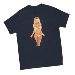 Pamela Anderson Shirt Vintage Y2K Celebrity Graphic Tee Aesthetic Unisex T-Shirt