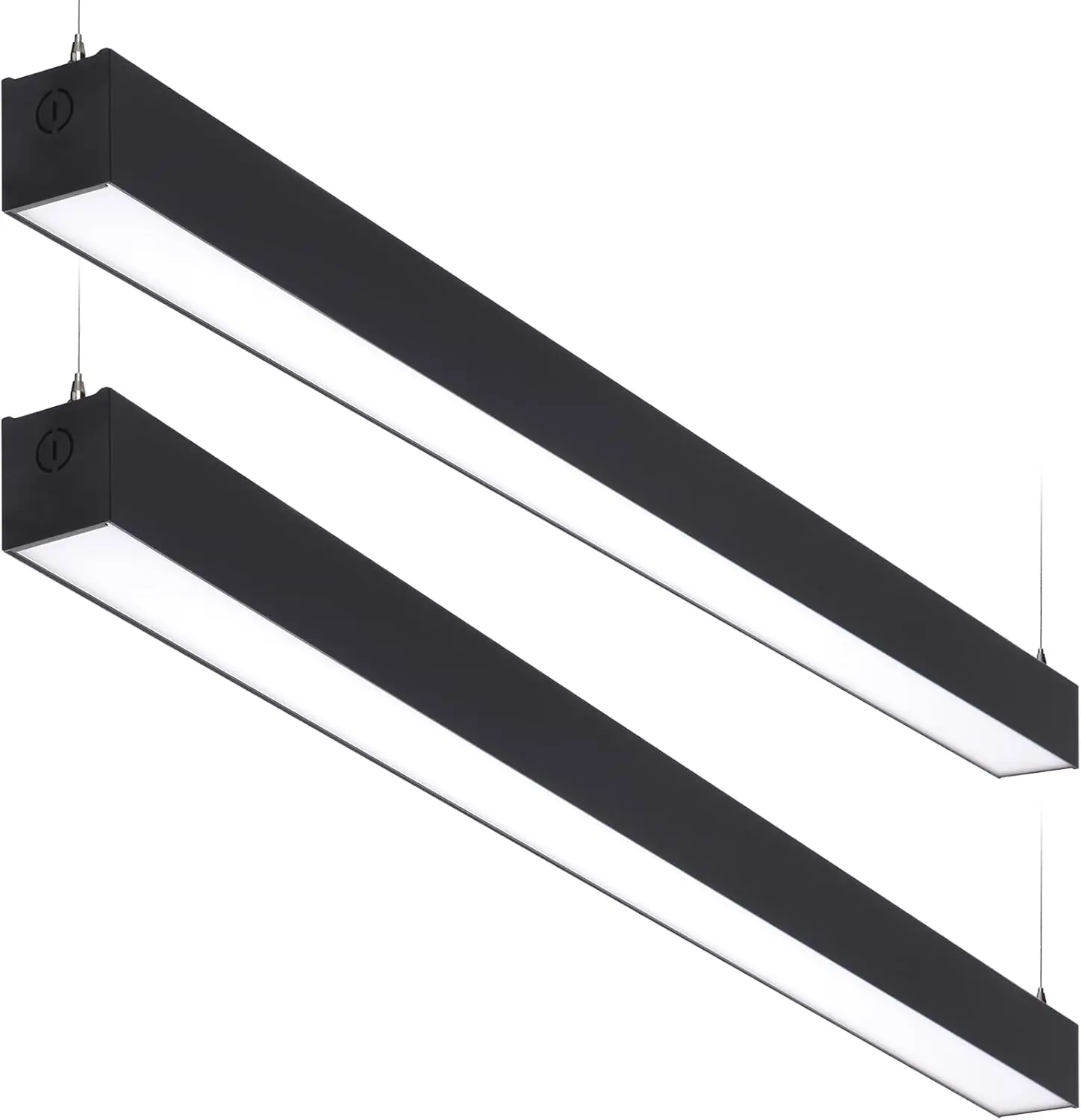 LEONLITE 4FT Linkable LED Linear Light Fixture, 3CCT Ultra Bright Downlight (2 Pack / 4 Pack)