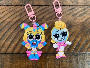 Dandy's World Acrylic Keychains , Toon Keychains | Pebble, Dandy, Astro, Shrimpo, Vee, Shelly, Sprout, Cosmo, Goob, Toodles, Teagan, Rodger, Yatta, Glisten