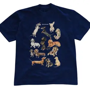The Vintage Dachshund Dog Shirt, Dog Animal Shirt, Gift For Woman, Gift For Men, Womenswear Top Underwear Streetwear, Trending Shirt