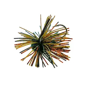 Candy Finesse Jig - flare-cut hand tied skirt that provides added jig stability and excellent movement in the water, mimicking the natural action of crawfish