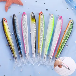 4pcs, special creative fish ballpoint pens, Marine signature stationery, school and office supplies writing pens, festival gifts