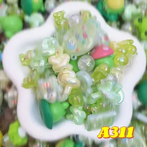 Rainbow-Daily New Arrivals |Acrylic Bead Mix for DIY Craft Beadable Pen Bracelets Phone Charms Necklaces Versatile Use