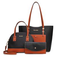 Handbag Black-Orange