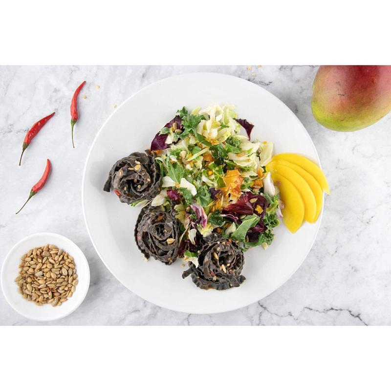 Organic Black Bean Fettuccine Bean Pasta (Multiple Pack Sizes) High Protein, Vegan, High Fiber