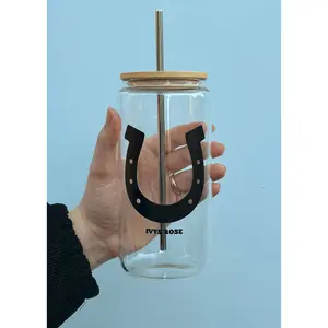 Lucky Horseshoe Glass Cup