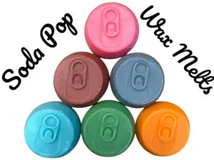 Soda Top Wax Melt (6pack) Large Wax Melts 0.5oz each. Classic Soda Flavor Collection