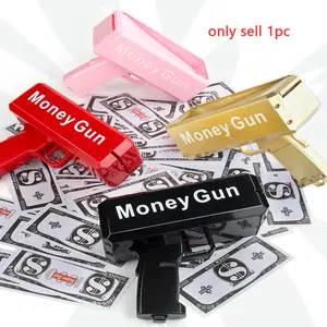 Money Gun Party Toy, Fun Money Blaster for Parties, Interactive Cash Shooter Game, Perfect for Kids' Birthdays & Celebrations