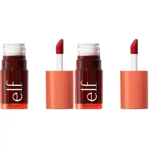 e.l.f. Sheer For It Blush Tint, Multi-Use, Long-Lasting Lip & Cheek Makeup, Creates A Natural Flush Finish, Vegan & Cruelty-Free, Plums Up