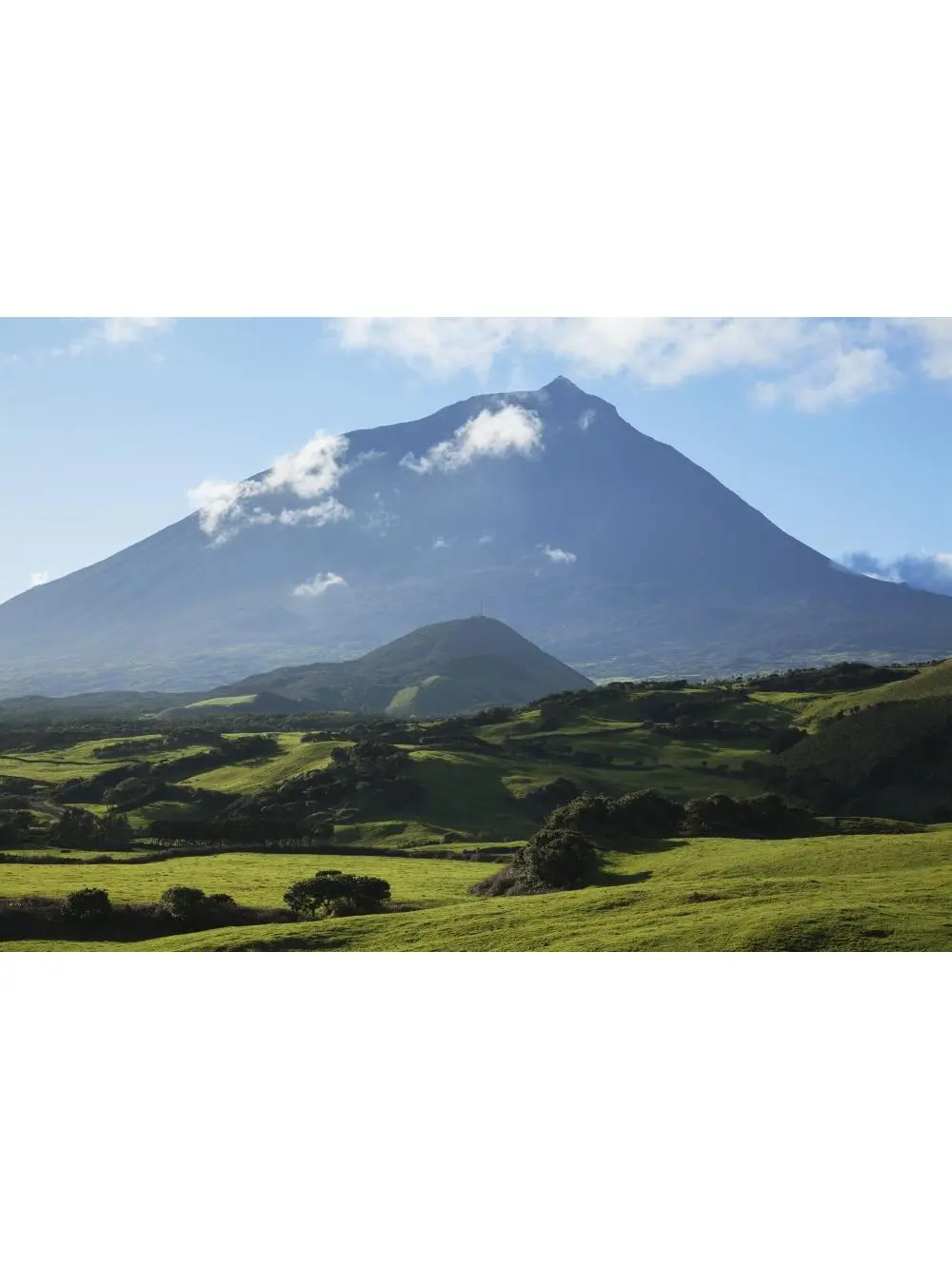 Design Pics DPI2429643 Artistic Pico Mountain Poster Print - Pico Island, Azores, Portugal, 38x24 in Large Size, Home Decor Wall Art