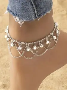 Women's Elegant Bells & Chain Design Anklet, Fashionable Body Jewelry for Party, Daily Clothing Decor, Trendy All-match & Exquisite Jewelry for Birthday Gift, Trendy Jewellery Accessories