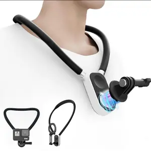 Summer Cellphone Neck Hanging Mount Bracket, Smartphone Neck Hanging Ring, 1 Count Chest Phone Stand Bracket, First-person Perspective Bracket, Phone & Camera Accessories