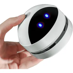 Desktop Vacuum Cleaner Mini,Cordless & Portable,Dust & Crumb Sweeper,Cute Cartoon Robot,USB,Easy to Remove Dust/Hair/Pet Hair/Crumbs on Desktop/Table/Keyboard/Sofa and etc,Lightweight Design