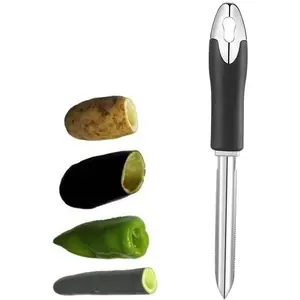 Jalapeno Chl Pepper Corer Stanless Steel Zucchn Cucumber Corers Specal Ktchen Gadgets Wth Serrated Edge Easy Remove The Seeds Of Your Vegges & Fruts