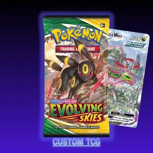 Pokémon TCG Evolving Skies Booster Pack - SWSH07: 10 Cards