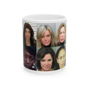 Real Housewives Mugshots Ceramic Mug, Bravo TV Fan Gift, Reality Show Memorabilia Coffee Mug (Flat Printed Design)