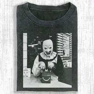 Art The Clown Unisex Shirt ,Y2K, Streetwear, Grunge Aesthetic, Viral Tee, TikTok Trending, OOTD, Skater Fit, Oversized Look, Unisex Style, Soft Cotton7