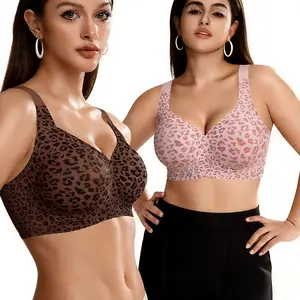 Wireless Full Coverage Bra, Jelly Bras, Classic T-Shirt Bra for All Day Comfort, Plus Size S-5XL Adjustable