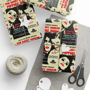 Artistic The Rocky Horror Picture Show Wrapping Paper Roll, Unique Gift Wrap for Any Occasion, Holiday, Birthday