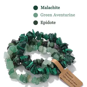 Malachite Green Aventurine and Epidote
