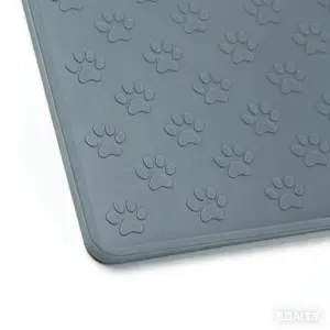 Pet Placemat for Dog and Cat, Mat for Prevent Food and Water Overflow, Suitable for Small, Medium and Big Pet, Silicone