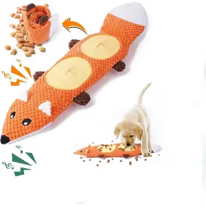 Dog Toys for Aggressive Chewers, 1Pack No Stuffing Interactive Dog Toys for Boredom and Teething, Squeaky Chew Toy for Small, Medium Breed to Keep Them Busy