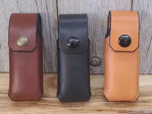 Leather Case for Multitool - English Bridle Leather - Fits Leatherman Victorinox Gerber - Handmade in U.S.A. -Black Brown Tan Options