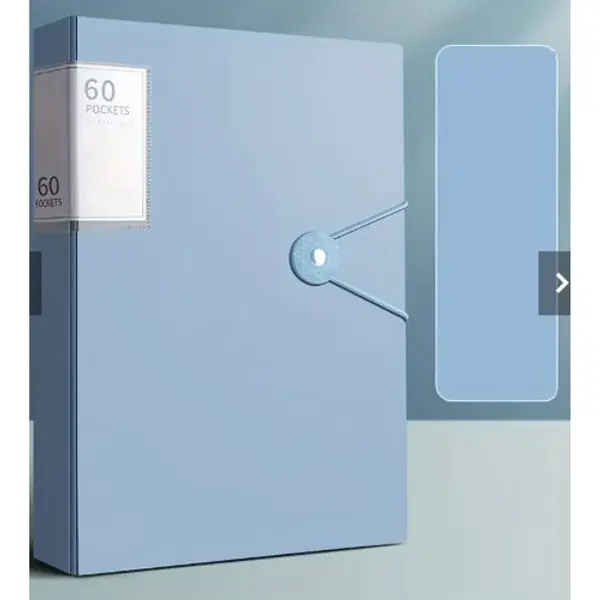 Blue A4 File Folder Bag, 1 Piece