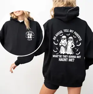 Dead Parents Club Hoodie, What're They Gonna Do? Haunt Me Hoodie, Dead Parents Jokes Hoodie, Funny Hoodie, Unisex Graphic Hoodie, Halloween Gifts