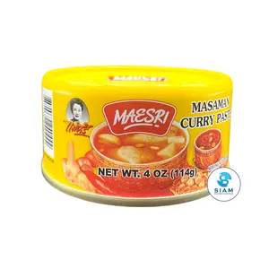 MaeSri Massaman Curry Paste, Vegan & Gluten-Free (4 oz) น้ำพริกแกงมัสมั่น แม่ศรี