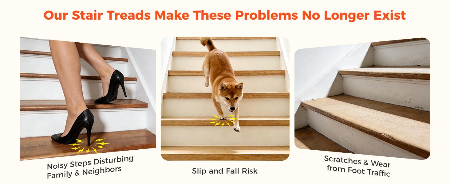 BAGAIL 15-Pack Polyester Geometric Print Peel-and-Stick Non-Slip Stair Treads, 8"x30" Retro Look Indoor Step Covers, Machine Washable No-Residue Adhesive Carpet Runners for Elderly, Indoor Steps,back to school,back to school haul