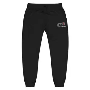 Unisex Fleece Sweatpants for All Seasons, Charcoal Heather Color, 100% Cotton Face with 65% Cotton and 35% Polyester Lining Casual Graphic Knit Menswear Cuffed