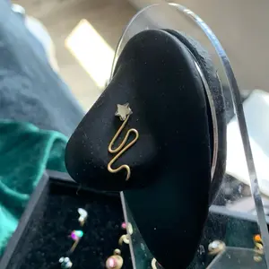 Shooting Star Nose Cuff with Dangle Non-Piercing Jewelry in Silver Gold Copper & Bronze Tarnish Resistant Wire Fashion AccessoryLove