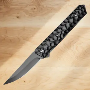 Outdoor survival folding knife portable multifunctional stainless steel folding knife portable knife outdoor sharp self-defense knife household fruit knife picnic hunting fishing hunting