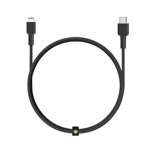 AUKEY CB-CL01/02 USB-C TO Lightning Cable With MFi-certified earbuds charing phone charing smartnfccase Alloy Charging Cellphone