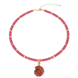 Coastal Portofino Collar - Dark Pink