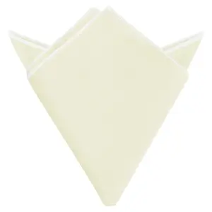 INSPIRE CHIC Men's Velvet Self Fold Solid Color Pocket Square for Suit