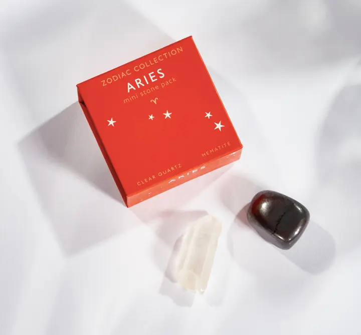 Aries Zodiac Mini Stone Pack
