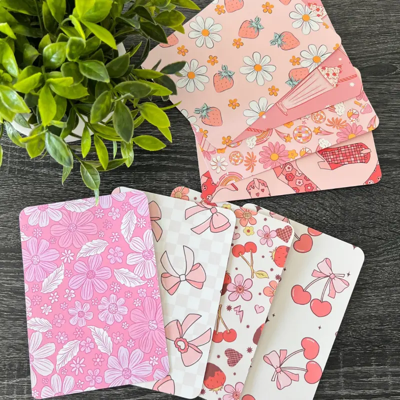 Coquette Girly Inserts for E-Readers - Durable High-Quality Cardstock, Stylish Coquette Pattern, 9 Designs for Various Models, Fits Multiple Color Soft Case Covers, Enhances Look, Funny Stickers, Enhances Kindle's Look