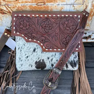 Georgia Conceal Carry Tooled Leather Purse