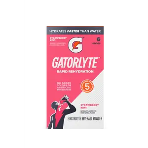 Gatorlyte | Single-serve powder | Strawberry Kiwi | 48 pack