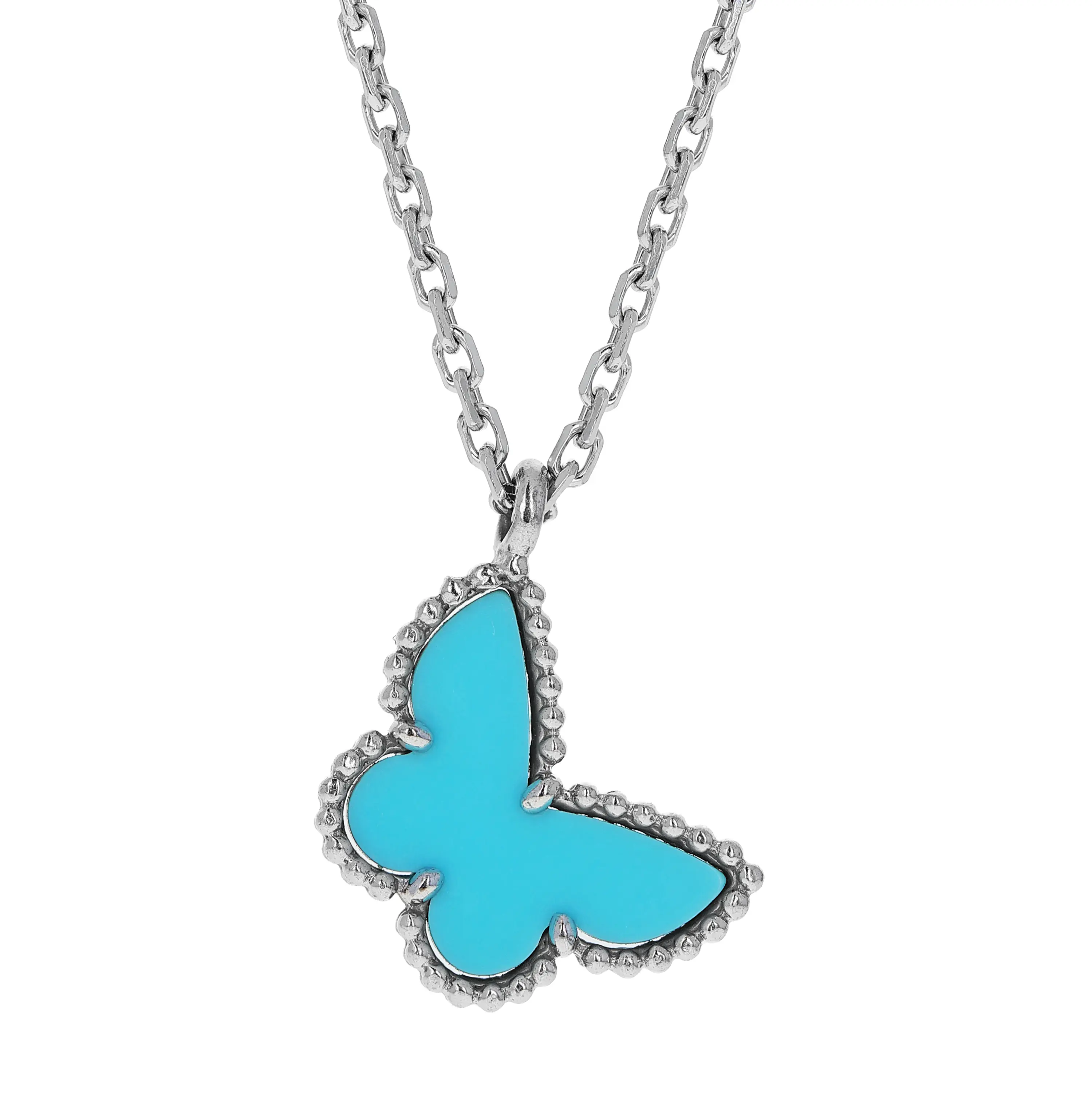 Pre-owned Van Cleef & Arpels Sweet Butterfly Pendant Necklace