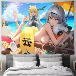 Hot Pretty Girl Yixuan Zenless Zone Zero Game Tapestry Popular Room Decoration Wall Tapestry Art Room Home Decor Wall Art Decor