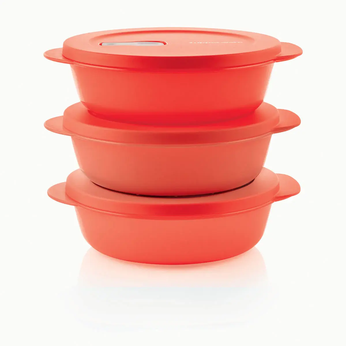 Tupperware Crystalwave Microwaveable 3 pc Bowl Set - TikTok Shop